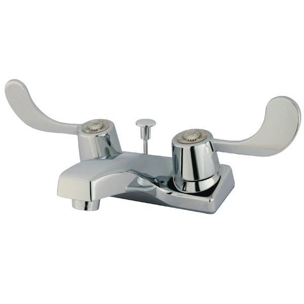 4" Centerset Bathroom Faucet, Polished Chrome